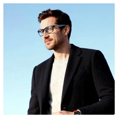 Produktbild von 2er Pack Leichte Gleitsichtbrille Herren TR90 Progressive Multifokus Lesebrille mit Blaulichtfilter