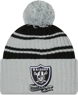 Produktbild von Las Vegas Raiders2022 Sideline Sport Knit Grey Black Kids Beanie  Youth