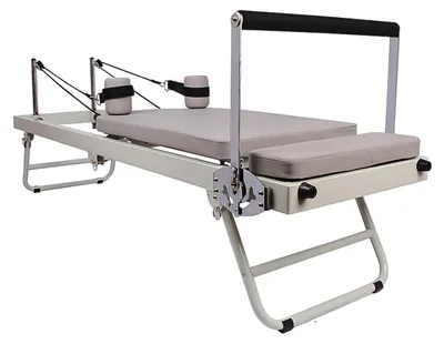 Produktbild von Pilates Reformer - Trainingsgerät Für Zuhause - Verstellbar - Klappbar & Kompakt - Taille & Bauch - Muskelentspannung - Unisex