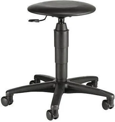 Immagine prodotto di Sgabello TEC 60 nero Colore della seduta: nero Colore della base: nero