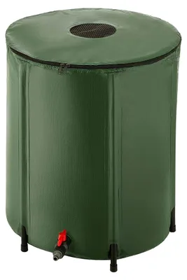 Produktbild von Regentonne 200L 60x72cm Regenwassertank mit Gartenschlauchanschluss