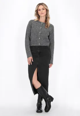 Immagine prodotto di SAPORTA, maglione da donna, color grigio scuro melange, taglia M/L