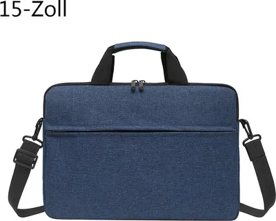 Obrázok produktu pre Modrá taška na notebook pre MacBook Air M1 Puzdro pre Xiaomi Dell Asus Ľahká taška cez rameno Aktovka, 15-palcová
