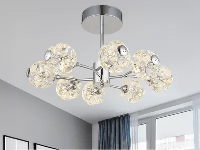 Produktbild von Globo Lighting Deckenleuchte Metall verchromt, LED