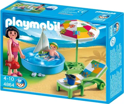 Produktbild von PLAYMOBIL 4864 - Piscina per bambini, Multi