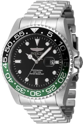Zdjęcie produktu dla Invicta Pro Diver 48387 Zegarek Męski - Mechanizm Kwarcowy - Stal Nierdzewna z Czarną Tarcza - 47 mm