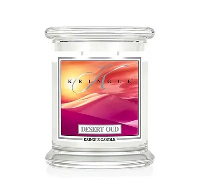 Obrázek produktu pro Kringle Candle Jar Medium Desert Oud - svíčka s vůní pouště
