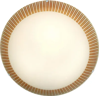 Produktbild von Näve Leuchten Deckenleuchte mit E27 Deckenleuchte mit E27 Deckenleuchten - Glasdeckenleuchte, Deckenlampe aus Glas in beige, 5 cm hoch, Ø 30 cm, E27-Fassung