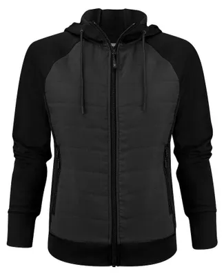 Imagen del producto de James Harvest - Sudadera con cremallera completa para mujer, acolchada, modelo "Keyport", talla L, color