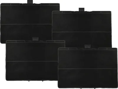 Produktbild von vhbw 4x Aktivkohlefilter Ersatz für Constructa 11026771, 8718868949400, AS-AZKF900, 00703606, 705432 für Dunstabzugshaube - 31,5 x 21,5 x 2,3 cm