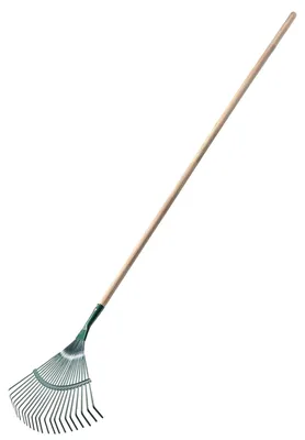 Obrázok produktu pre Lopata na lístie, šírka 43 cm, kovové drôty, nastaviteľná šírka, ľahká konštrukcia, ergonomická rukoväť
