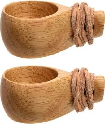 Produktbild von Atom Mini Holzbecher 35 ml | 2 Stück