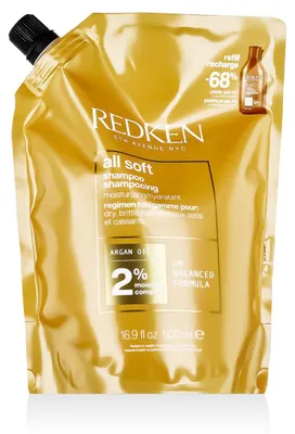 Produktbild von Redken All Soft Shampoo Refill 500 ml