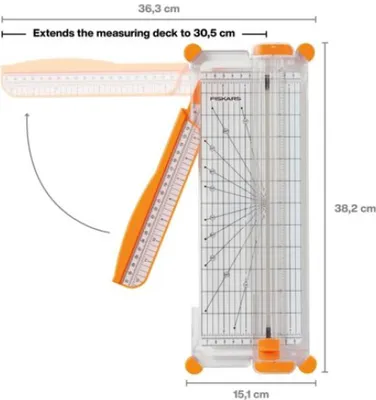 Image de Massicot - SureCut TripleTrack 30 cm A4-A3 - coupe papier précise bureau et loisirs créatifs