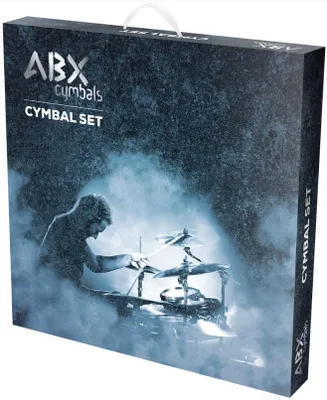 Imagen del producto de ABX CS-STD SET: juego de 3 platillos, incluyendo un hi-hat de 14"