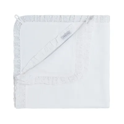 Produktbild von Baby's Only Einschlagdecke Calm - Weiß - 75x75 cm