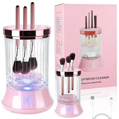 Produktbild von Elektrische Pinselreinigungsmaschine, schnelle Hochgeschwindigkeitsreinigung, geeignet für Make-up-Pinsel und Schwämme – ideal für Haushalt und Profis
