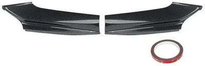 Produktbild von Frontstoßstangen-Splitter, langlebiges ABS-Material, einfache Installation, Kohlenstofffaser