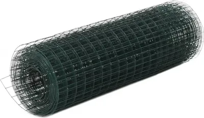 Produktbild von Cloris Designermöbel Drahtzaun Stahl mit PVC-Beschichtung 10x0,5 m Grün 2024 Neu