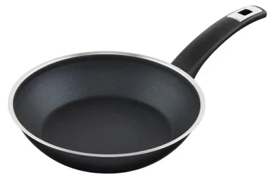 Image de KOLIMAX COMFORT BLACK Poêle de 22 cm avec poignée, à bords bas