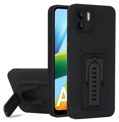 Image de Pour Xiaomi Redmi A2 A1 4G : support à sangle + coque en TPU et étui de protection pour l'objectif