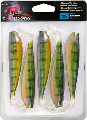 Produktbild von Fox Rage Zander Pro Ultra UV 12cm - 5 Gummifische, Farbe:Stickleback