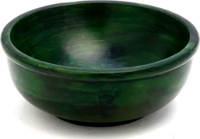 Produktbild von Speckstein-Räucherschälchen - grün - Durchmesser ca. 10 cm