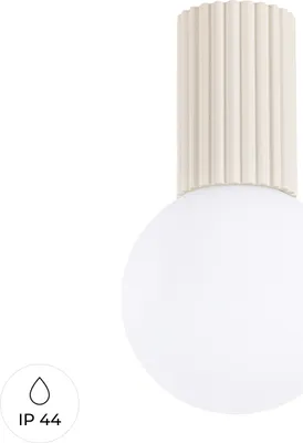Obrázek produktu pro Plafond HALO béžový IP44 1xG9 8W hliník/sklo 21x12x12cm Sollux Lighting
