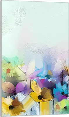 Produktbild von Glasschneidebrett 30x52 Blumen