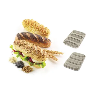 Obrázok produktu pre Forma na pečenie minibagiet 20,4 x 30,8 cm