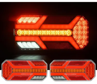 Produktbild von LED-Rückleuchten-Set, dynamischer Blinker, 7 Funktionen, 12/24 V