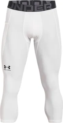 Produktbild von UNDER ARMOUR HeatGear Armour 3/4 Leggings Herren 100 - white/black XL