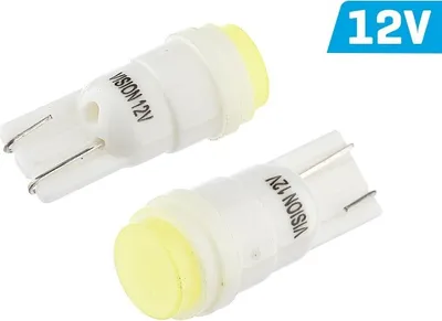 Zdjęcie produktu dla Żarówka VISION W5W (T10) 12V 1x COB LED, biała, 2 szt.
