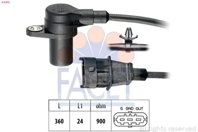 Produktbild von FACET 9.0564 Kurbelwellensensor Impulsgeber für HYUNDAI ix35 (LM, EL, ELH)