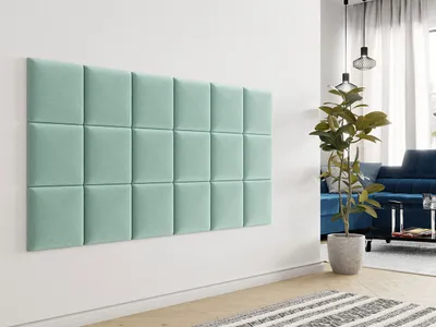 Produktbild von MIRJAN24 Wandpaneel Pag 30x30, Polsterwand für Schlafzimmer, Garderobe, Kinderzimmer (Farbe: Manila 11)