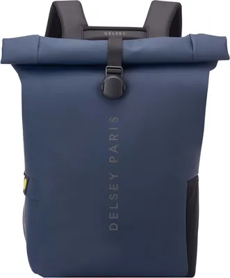 Produktbild von DELSEY PARIS Freizeitrucksack Rucksack mit Laptopfach Turenne Soft Rolltop Backpack 26L Night Blue dunkelblau