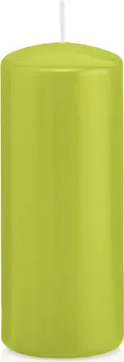 Produktbild von Stumpenkerzen in RAL-Qualität Apfelgrün Ø 48 x 120 mm, 24 Stück