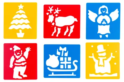 Produktbild von EDUPLAY 370086 Stencil Weihnachten