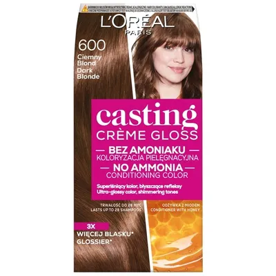 Obrázek produktu pro L'oreal Casting Farba 600 Ciemny Blond 48 ml + 72 ml + 60 ml