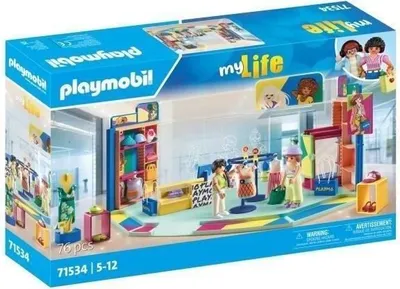 Zdjęcie produktu dla Zestaw PLAYMOBIL My Life Boutique de Vêtements, 76 elementów, dla dzieci od 4 lat