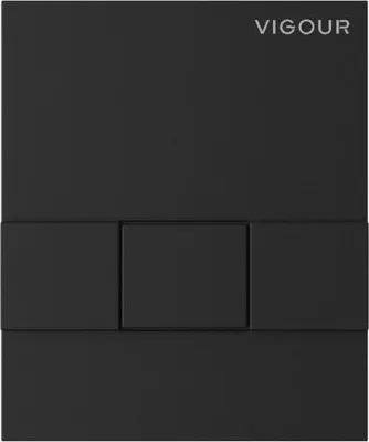 Produktbild von VIGOUR Tay Individual 1.0 Urinal Betätigungsplatte, schwarz matt