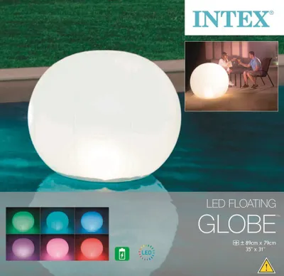 Produktbild von Intex LED Schwimmleuchte Globus Ø 89 x 79 cm ( L x B )