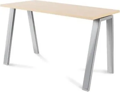 Produktbild von Schreibtisch Blanca BxTxH 120x60x73cm Gestell verchromt Platte Melamin buche