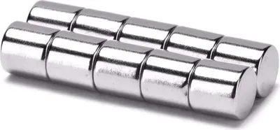 Obrázok produktu pre Neodymové magnety podľa vášho výberu - možnosť výberu veľkosti a množstva - Silné super magnety disk 10x10 mm 40