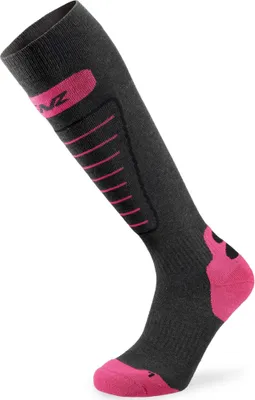 Produktbild von Lenz 1.0 Skiing Socken, grau/pink, 39-41