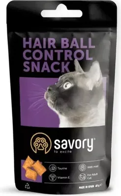 Produktbild von Herzhafter Haarballen-Kontrollsnack - Leckerli für Katzen