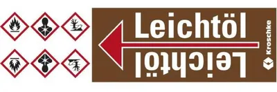 Produktbild von Dreifke® Rohrleitungsband Leichtöl, praxisbewährt, ab Ø 10mm, braun/weiß, 33m...