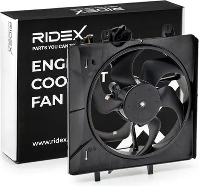 Produktbild von RIDEX 508R0094 Lüfter Motorkühlung Kühlerlüfter für CITROËN C3 I Schrägheck (FC, FN) Wasserkühler