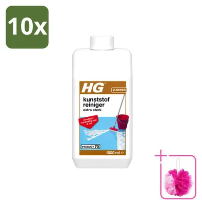 Produktbild von 10 x HG Kunststoff-Kraftreiniger Extra Stark - 1 L - Sparpackung - 10 Stücke