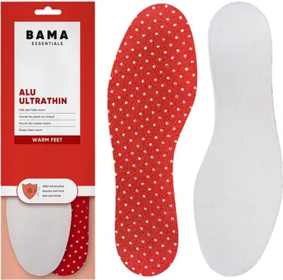 Produktbild von Bama Alu Ultrathin – Extra dünne und warme Einlegesohle für ein angenehm warmes Gefühl – 42/43